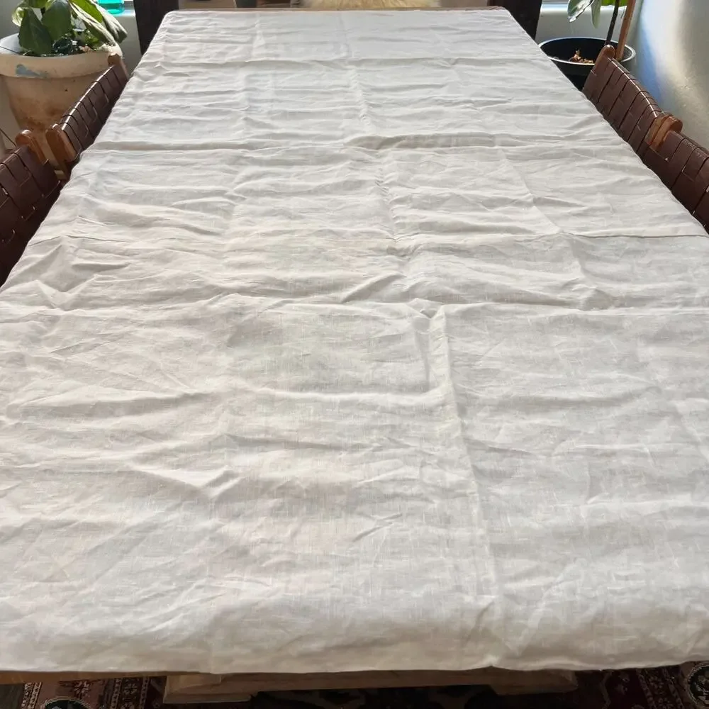 Duvet Cover Tan Gray Brown Linen Button Modern